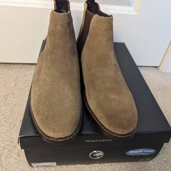 Franco Fortini Glory Taupe Shoes - Men\'s US Size 10M - New w/ Box main image 4
